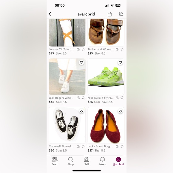 Lucky Brand Burgundy Ballet Flats LP- Erin 8,5 - Picture 11 of 11